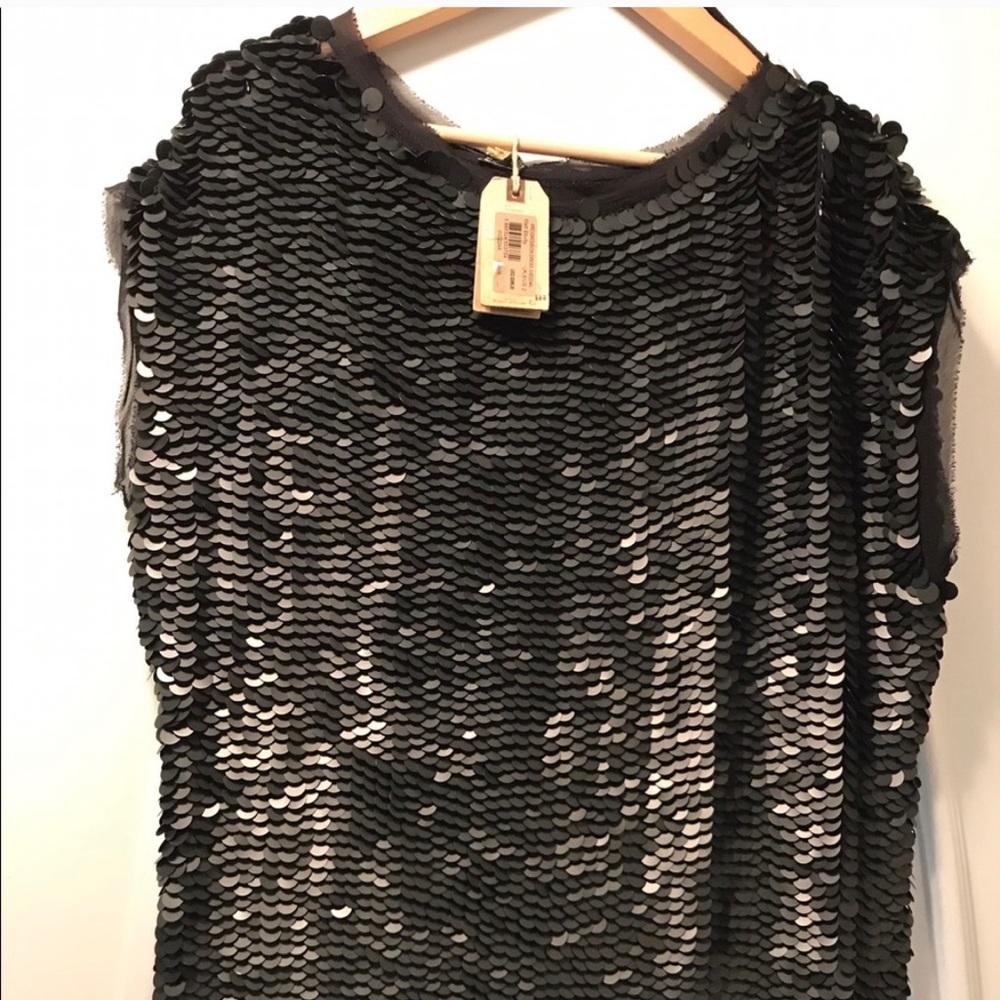 All Saints Spacialfields, black sequin dress, 2